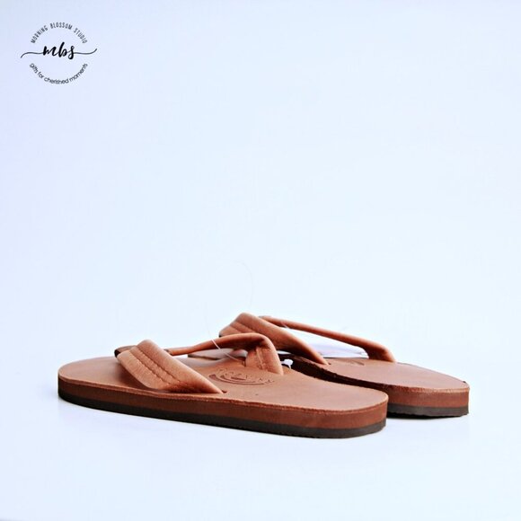 NWT Rainbow Tahitian Sandals Style 301ALL Tan Men Medium, 8 1/2 - 9 1/2, 0225 - Picture 6 of 9